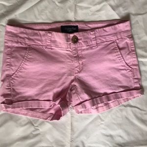 Pink Low Rise Shorts